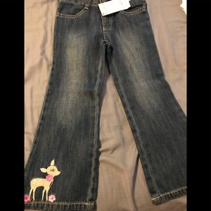 Gymboree jeans with deer sz4 Vguc